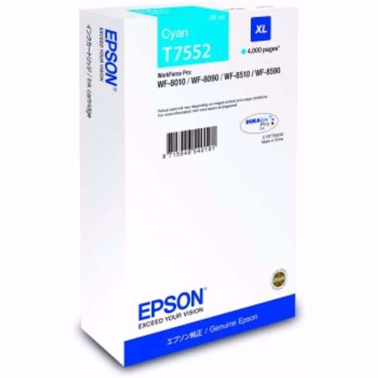 Fotografija izdelka ČRNILO EPSON CYAN XL ZA WF-8090/WF-8590 ZA 4.000 STRANI