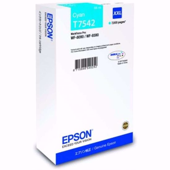 Fotografija izdelka ČRNILO EPSON CYAN XXL ZA WF-8090/WF-8590 ZA 7.000 STRANI