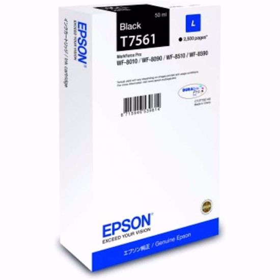 Fotografija izdelka ČRNILO EPSON ČRNO L ZA WF-8090/WF-8590 ZA 2.500 STRANI