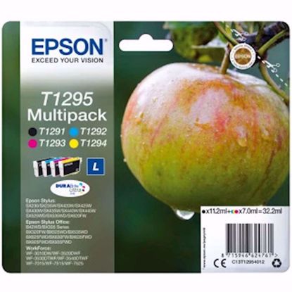 Fotografija izdelka ČRNILO EPSON KOMPLET ČRN, MAG, CYAN, RUMEN S PIGM. DURABRITE ULTRA BX305F,320 SIZE L