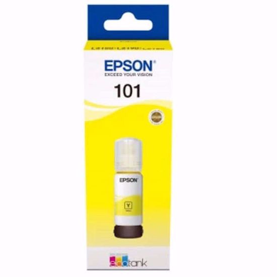 Fotografija izdelka ČRNILO EPSON RUMENA 101 STEKLENIČKA ECOTANK 101 ZA L4150, L4160, L6160, L6170, L6190 ZA 70ml