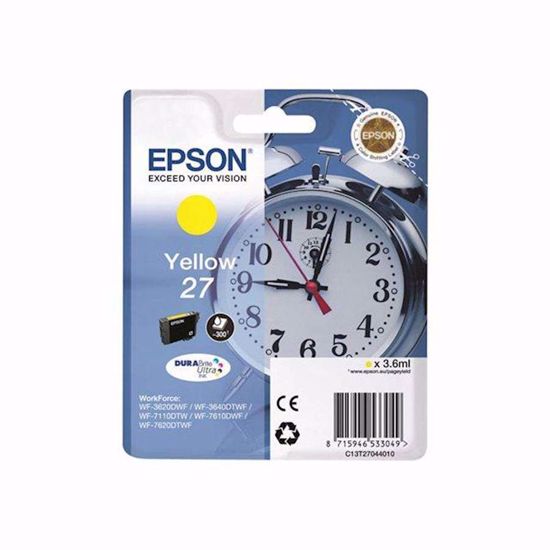 Fotografija izdelka ČRNILO EPSON RUMENA 27 ZA WF-7110DTW / WF-7610DWF 3,6ml