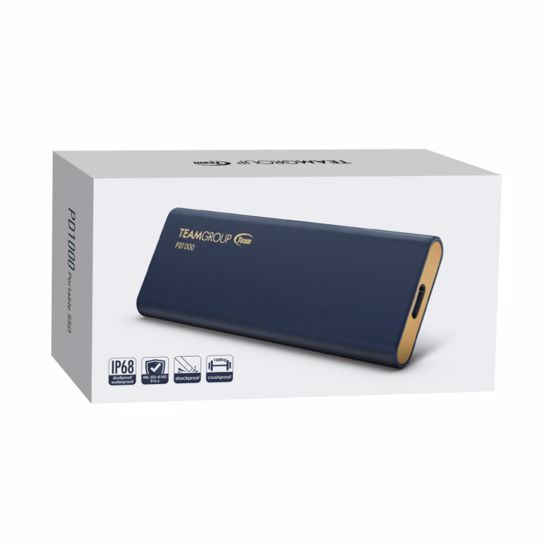 Fotografija izdelka Teamgroup 2TB SSD PD1000 1000/900 MBs USB-C 3.2 Gen2