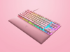 Fotografija izdelka Tipkovnica Razer Huntsman V2 Tenkeyless, linearna optična stikala, roza, US SLO g.