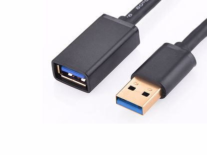 Fotografija izdelka Ugreen USB 3.0 podaljšek (M na Ž) črn 1m - polybag