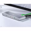 Fotografija izdelka Priključna postaja USB-C Razer USB 4 Dock Mercury, 14 v 1, 5xUSB-A, 3xUSB-C, HDMI, DP,  RJ45, AUX, mSD/SD, srebrna