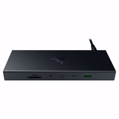 Fotografija izdelka Priključna postaja USB-C Razer USB 4 Dock, 14 v 1, 4xUSB-A, 3xUSB-C, HDMI, DP,  RJ45, AUX, mSD/SD, črna