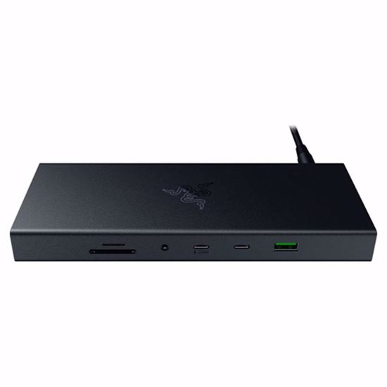 Fotografija izdelka Priključna postaja USB-C Razer USB 4 Dock, 14 v 1, 4xUSB-A, 3xUSB-C, HDMI, DP,  RJ45, AUX, mSD/SD, črna