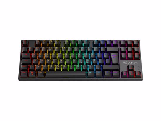 Fotografija izdelka Tipkovnica UVI GREED MINI V2 TKL, Brown stikala, RGB, USB, SLO