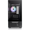 Fotografija izdelka THERMALTAKE View 170 TG ARGB Micro-ATX okno črno ohišje