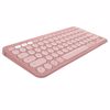 Fotografija izdelka LOGITECH PEBBLE KEYS 2 K380s Bluetooth rose tipkovnica