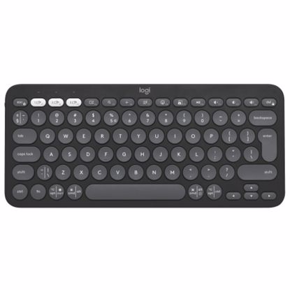 Fotografija izdelka LOGITECH PEBBLE KEYS 2 K380s Bluetooth črna tipkovnica