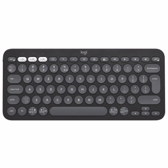 Fotografija izdelka LOGITECH PEBBLE KEYS 2 K380s Bluetooth črna tipkovnica