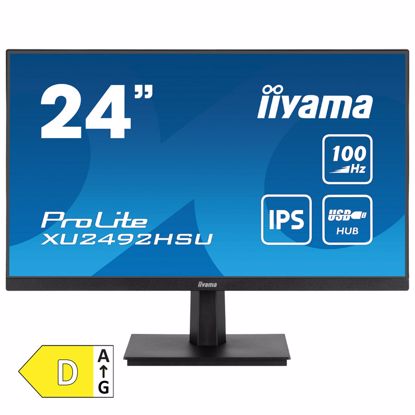 Fotografija izdelka IIYAMA ProLite XU2492HSU-B6 60,5cm (23,8") FHD IPS 100Hz HDMI/DP zvočniki črn monitor