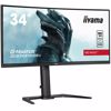 Fotografija izdelka IIYAMA Red Eagle G-master GCB3481WQSU-B1 86,4cm (34") UWQHD VA 180Hz DP/HDMI FreeSync zvočniki ukrivljen gaming monitor