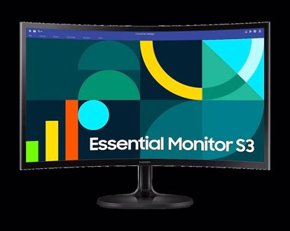 Fotografija izdelka Monitor Samsung 24" S36GD S3 ukrivljen, VA, 1920x1080, HDMI, VGA
