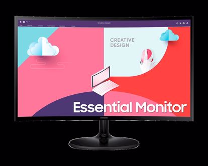 Fotografija izdelka Monitor Samsung 27" S36GD S3 ukrivljen, VA, 1920x1080, HDMI, VGA