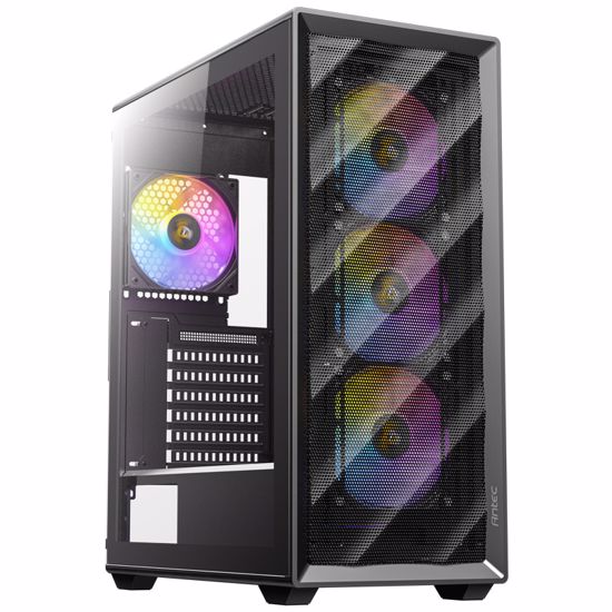Fotografija izdelka ANTEC AX85 Midi-ATX RGB okno gaming črno ohišje