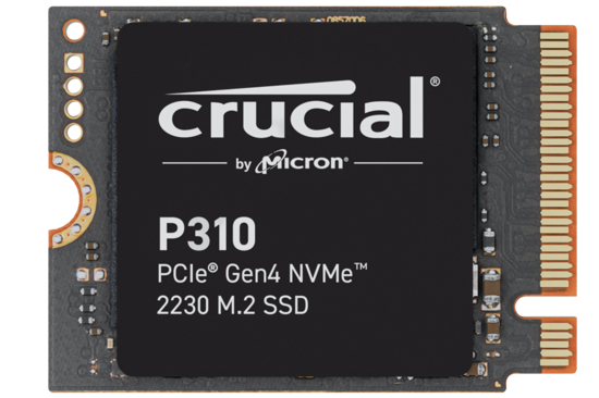 Fotografija izdelka Crucial P310 1TB PCIe Gen4 NVMe 2230 M.2 SSD
