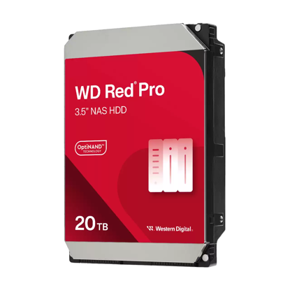 Fotografija izdelka WD 20TB RED Pro 3,5" SATA 6Gb/s 7200rpm 512MB HDD disk