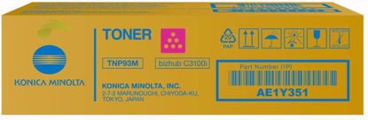Fotografija izdelka Konica Minolta original toner TNP-93 AE1Y351 Škrlaten Original