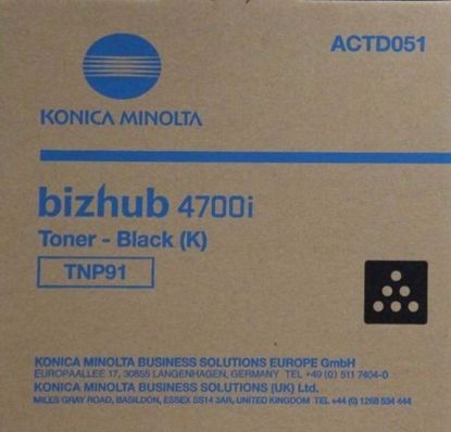 Fotografija izdelka Konica Minolta original toner TNP-91 ACTD051 Črn Original