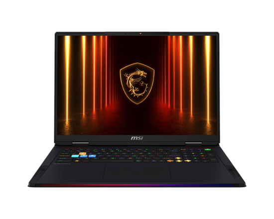 Fotografija izdelka Prenosnik MSI Raider A18 HX A9WJG R9 / 64GB / 4TB SSD / 18" UHD+ 120Hz / NVIDIA GeForce RTX5090 / Windows 11 Pro / črn