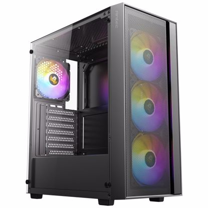 Fotografija izdelka ANTEC AX65 ARGB Midi-T ATX okno gaming črno ohišje
