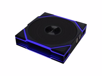 Fotografija izdelka Ventilator za ohišje Lian Li UNI FAN TL Wireless 120 ARGB PWM 120mm, 3 Pack + Kontroler, črn