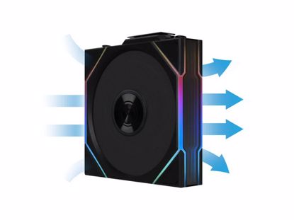 Fotografija izdelka Ventilator za ohišje Lian Li UNI FAN TL Wireless 120 ARGB PWM 120mm, črn