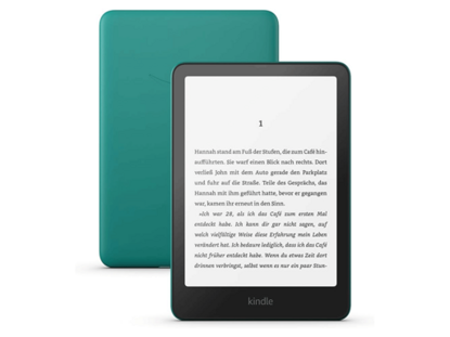 Fotografija izdelka E-bralnik Amazon Kindle Paperwhite 2024 (12 gen) Special Offers, 7'' 16GB WiFi, 300dpi, USB-C, zelen