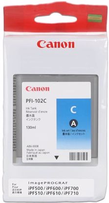 Fotografija izdelka Kartuša Canon PFI-102 Modra Original