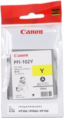 Fotografija izdelka Kartuša Canon PFI-102 Rumena Original