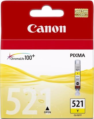Fotografija izdelka Kartuša Canon CLI-521 Rumena Original