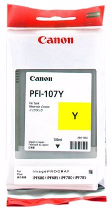 Fotografija izdelka Kartuša Canon PFI-107 Rumena Original