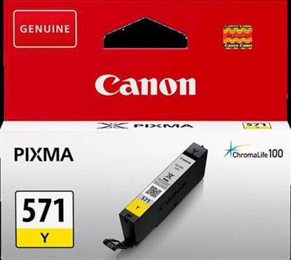 Fotografija izdelka Kartuša Canon CLI-571 Rumena Original