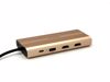 Fotografija izdelka Priključna postaja USB-C 12 v 1, RGB, USB-C 3.1, 3x USB-A, USB-C PD100W, 2x HDMI 4K@60Hz, DP 4K@60Hz, SD+TF, RJ45, AUX, Aluminij, roza, ORICO XDR-X3