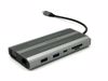Fotografija izdelka Priključna postaja USB-C 12 v 1, 1x USB-C 3.1, 4x USB-A, USB-C PD100W, 1x HDMI 4K@30Hz, VGA, SD+TF, RJ45, AUX, Aluminij, siva, ORICO XDR-X2