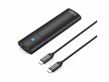 Fotografija izdelka Zunanje ohišje za M.2 NVMe 2230-2280 v USB 3.2 Gen2 Type-C, aluminij, črno, ORICO PWM2-G2