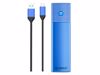 Fotografija izdelka Zunanje ohišje za M.2 SATA 2230-2280 v USB 3.2 Gen1 Type-C, 5Gbps, aluminij, modro, ORICO PWM2