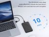 Fotografija izdelka Zunanje ohišje za 2,5'' HDD/SSD, USB 3.0 v SATA3, tool-free, črn, ORICO 25PW1-U3