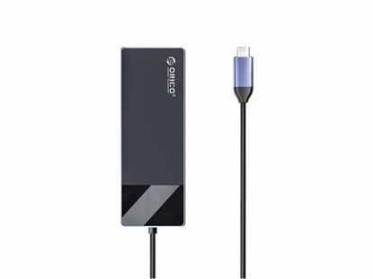 Fotografija izdelka Priključna postaja USB-C, 8 v 1, 3x USB-A, HDMI, PD 100W, SD+TF, 3,5mm audio, ORICO DM-8P