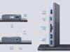 Fotografija izdelka Priključna postaja USB-C, 9 v 1, M.2 NVMe, 3x USB 3.1, USB-C PD, HDMI, RJ45, SD+TF, Audio, ORICO CDH-9N