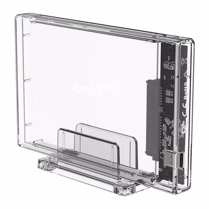 Fotografija izdelka Zunanje ohišje za HDD/SSD 2,5'', USB-C 3.0 UASP to SATA3, prozorno, ORICO 2159C3