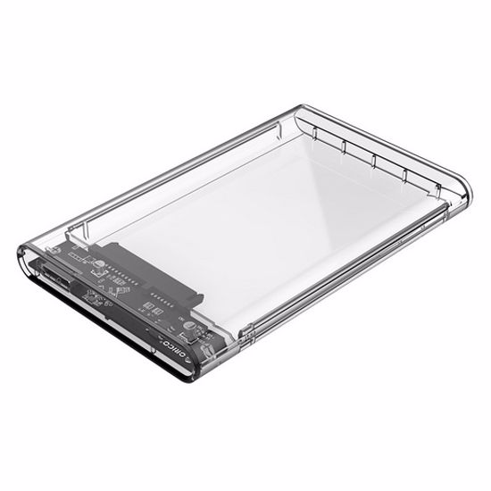 Fotografija izdelka Zunanje ohišje za HDD/SSD 2,5'', USB 3.0 UASP v SATA3, prozorno, ORICO 2139U3