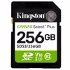 Fotografija izdelka KINGSTON Canvas Select Plus SD 256GB Class10 UHS-I (SDS3/256GB) spominska kartica