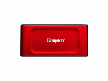 Fotografija izdelka Zunanji SSD 1TB Type-C USB 3.2 Gen2 NVMe, Kingston XS1000R, rdeč (SXS1000R/1000G)
