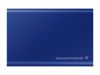 Fotografija izdelka Zunanji SSD 1TB Type-C USB 3.2 Gen2 V-NAND UASP, Samsung T7, moder (MU-PC1T0H/WW)