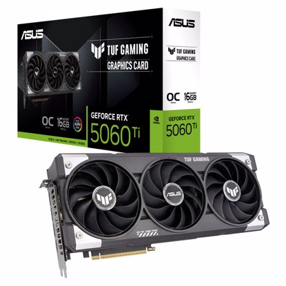Fotografija izdelka ASUS TUF GeForce RTX 5060 Ti OC 16GB GDDR7 (TUF-RTX5060TI-O16G-GAMING) grafična kartica