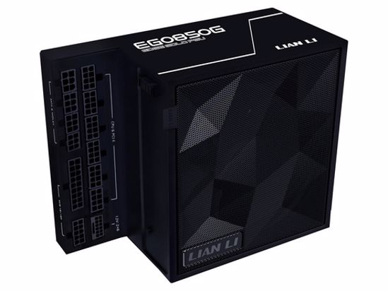 Fotografija izdelka Napajalnik ATX Lian Li EDGE 850W, 80 PLUS Gold, 12V-2x6, Modularni, črn
